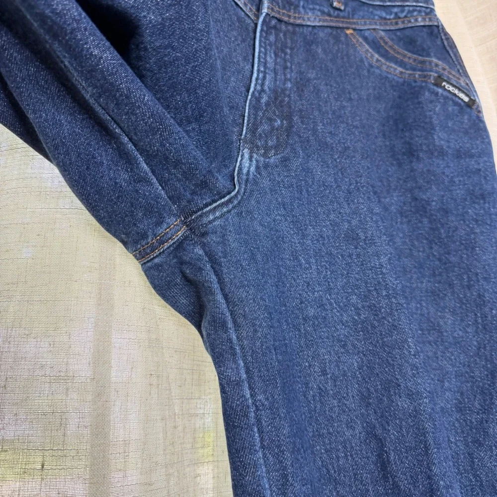 Vintage Rocky Mountain Rockies Western Jeans High Rise‎ Bareback 15/16 XL Tall